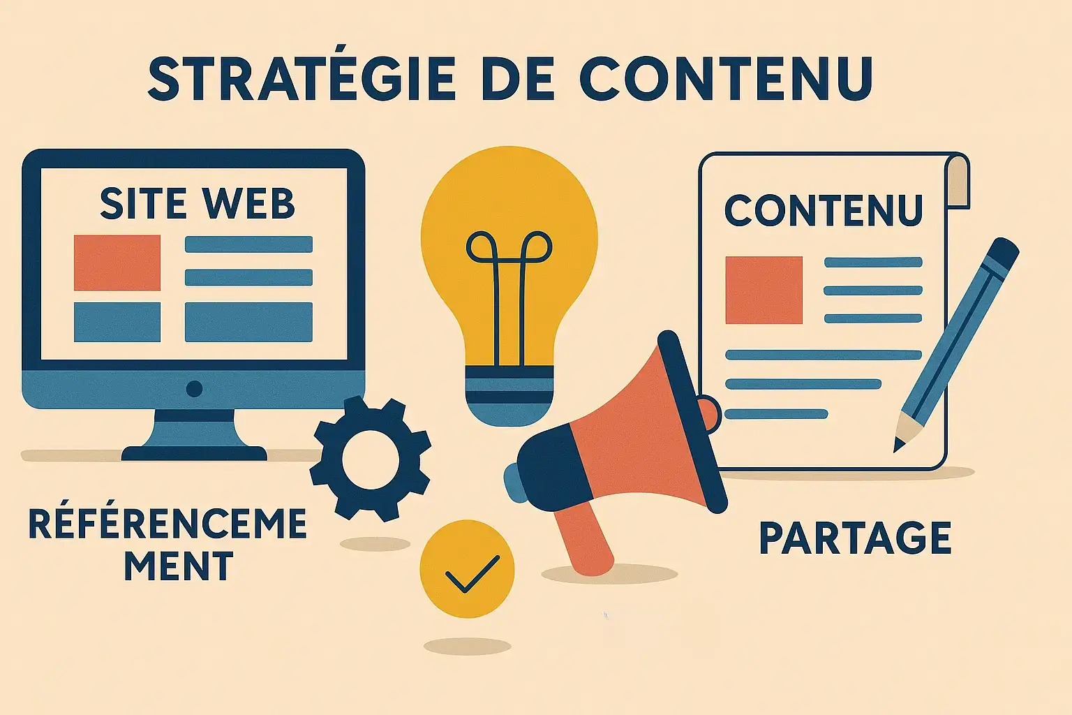 Groupe de bénévoles d’une petite association travaillant sur la création de leur site web dans une ambiance conviviale